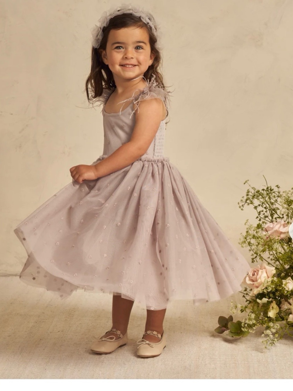Noralee Poppy Dress Cloud Size 2